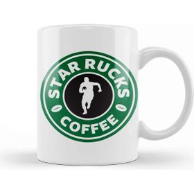 Baskı Dükkanı Starbucks Starrucks Coffee Rugby Running Logo Kupa