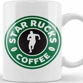 Baskı Dükkanı Starbucks Starrucks Coffee Rugby Running Logo Kupa