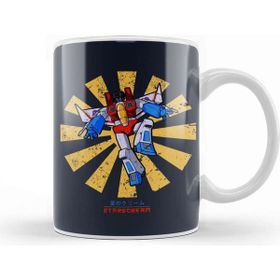Baskı Dükkanı Starscream Retro Japanese Transformers Kupa
