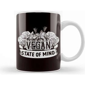 Baskı Dükkanı State Of Vegetarian Mind Vegan Veganism Animal Rights Veggie Kupa