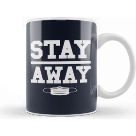 Baskı Dükkanı Stay Away Virus Kupa