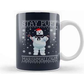 Baskı Dükkanı Stay Puft Marshmallow Man Ghost Busters Christmas Kupa