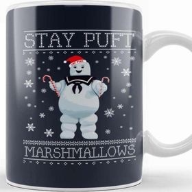 Baskı Dükkanı Stay Puft Marshmallow Man Ghost Busters Christmas Kupa