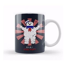 Baskı Dükkanı Stay Puft Retro Japanese Ghostbusters Kupa