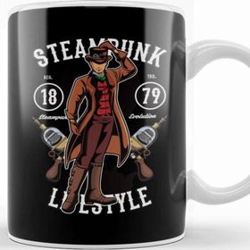 Baskı Dükkanı Steampunk Lifestyle Kupa