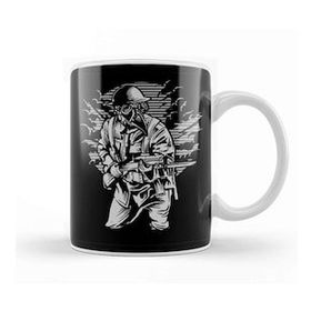 Baskı Dükkanı Steampunk Style Soldier Kupa