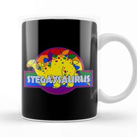 Baskı Dükkanı Stegaysaurus Pride Dinosaur Kupa