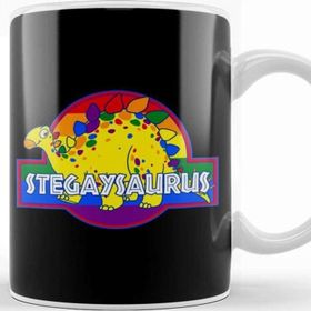 Baskı Dükkanı Stegaysaurus Pride Dinosaur Kupa