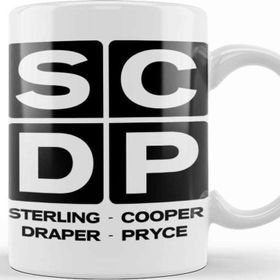 Baskı Dükkanı Sterling Cooper Draper Pryce Mad Men Inspired Kupa