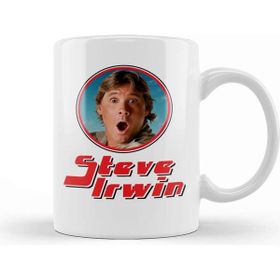 Baskı Dükkanı Steve Irwin Crocodile Hunter Retro Photo Frame Kupa