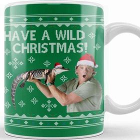 Baskı Dükkanı Steve Irwin Have A Wild Christmas Kupa