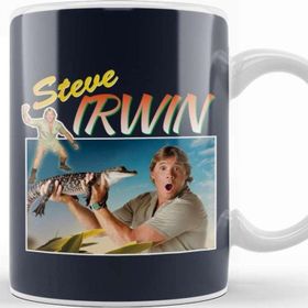 Baskı Dükkanı Steve Irwin Montage Kupa