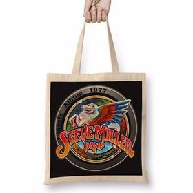 Baskı Dükkanı Steve Miller Band Bez Uzun Saplı Krem Rengi Çanta