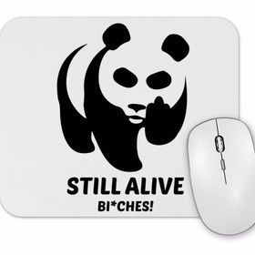 Baskı Dükkanı Still Alive Panda Mouse Pad