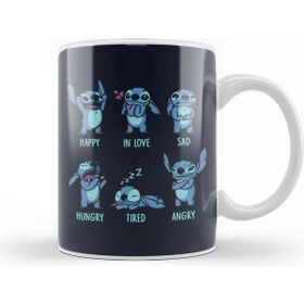 Baskı Dükkanı Stitch Monster Emotions Kupa