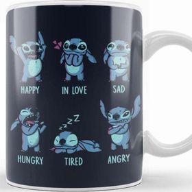 Baskı Dükkanı Stitch Monster Emotions Kupa