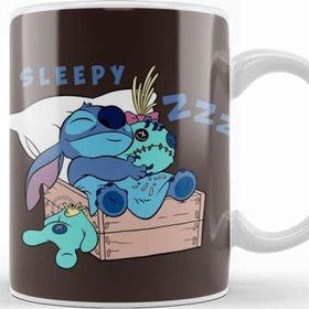 Baskı Dükkanı Stitch Sleepy Cute Kupa