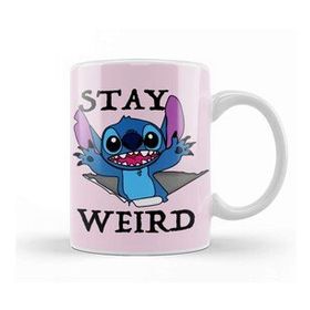 Baskı Dükkanı Stitch Stay Weird Kupa