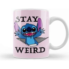 Baskı Dükkanı Stitch Stay Weird Kupa