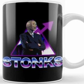 Baskı Dükkanı Stonks Aesthetic Kupa