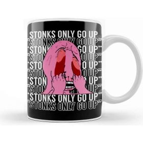 Baskı Dükkanı Stonks Only Go Up Kupa