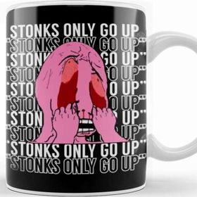 Baskı Dükkanı Stonks Only Go Up Kupa