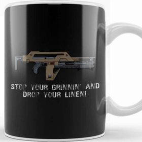 Baskı Dükkanı Stop Your Grinnin Drop Your Linen Aliens Kupa