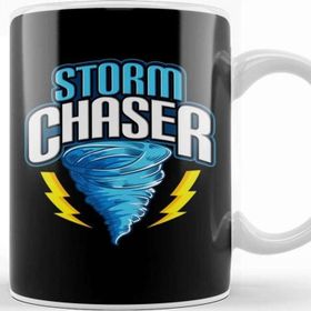Baskı Dükkanı Storm Chaser Tornado Hurricane Thunderstorms Kupa