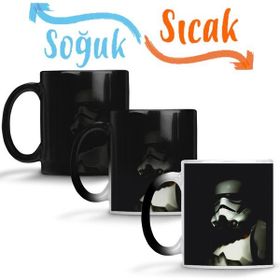 Baskı Dükkanı Stormtrooper 01 Sihirli Porselen Kupa