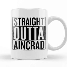 Baskı Dükkanı Straight Outta Aincrad Sword Art Online Kupa