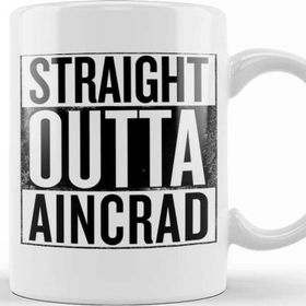 Baskı Dükkanı Straight Outta Aincrad Sword Art Online Kupa