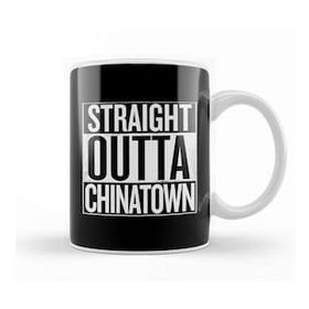 Baskı Dükkanı Straight Outta Chinatown White Kupa