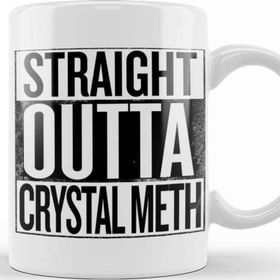 Baskı Dükkanı Straight Outta Crystal Meth Breaking Bad Kupa