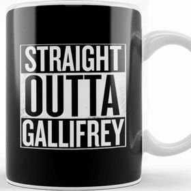 Baskı Dükkanı Straight Outta Gallifrey Doctor Who White Kupa