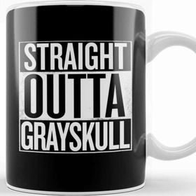 Baskı Dükkanı Straight Outta Hill Valley Back To The Future White Kupa