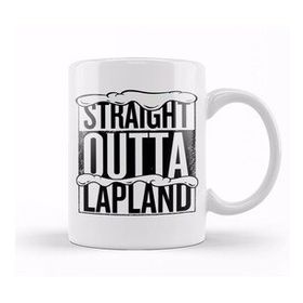 Baskı Dükkanı Straight Outta Lapland Christmas Kupa