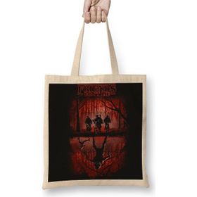 Baskı Dükkanı Stranger Things 04 Bez Uzun Saplı Krem Rengi Çanta
