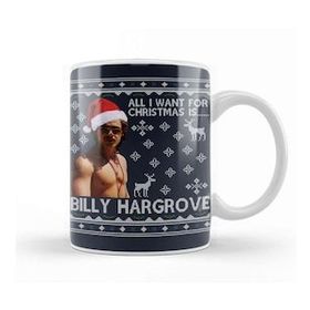 Baskı Dükkanı Stranger Things Billy Hargrove Christmas Wish Kupa