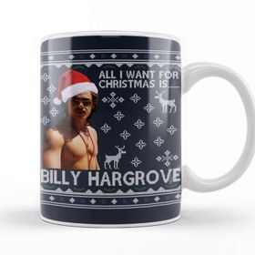 Baskı Dükkanı Stranger Things Billy Hargrove Christmas Wish Kupa