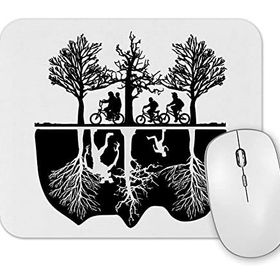 Baskı Dükkanı Stranger Things Bisiklet Mouse Pad