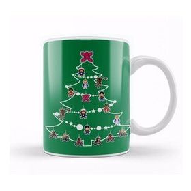 Baskı Dükkanı Stranger Things Christmas Tree Baubles Kupa