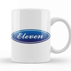 Baskı Dükkanı Stranger Things Eleven Ford Logo Kupa