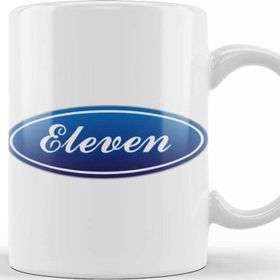 Baskı Dükkanı Stranger Things Eleven Ford Logo Kupa