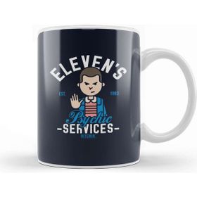 Baskı Dükkanı Stranger Things Elevens Psychic Services Kupa