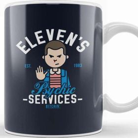 Baskı Dükkanı Stranger Things Elevens Psychic Services Kupa