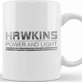 Baskı Dükkanı Stranger Things Hawkins Power And Light Kupa