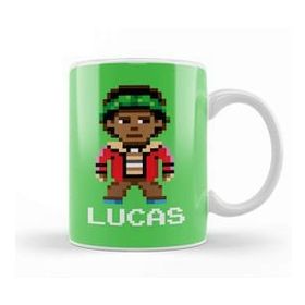 Baskı Dükkanı Stranger Things Lucas Pixel Character Kupa