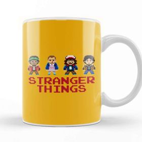 Baskı Dükkanı Stranger Things Pixel Characters 2 Kupa