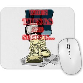 Baskı Dükkanı Stranger Things Serious Things Mouse Pad