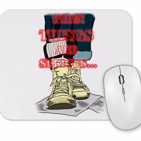 Baskı Dükkanı Stranger Things Serious Things Mouse Pad
